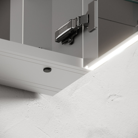 Зеркало-шкаф Sancos Evoke SC8080 80х14х70 настенный цвет серый